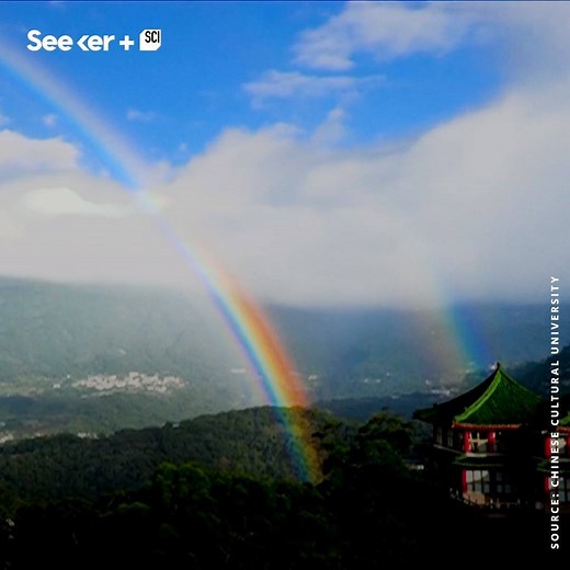 A rainbow in Taiwan just broke the record for longest lasting rainbow, with 8 hours and 58 minutes in the sky. | Seeker Media
