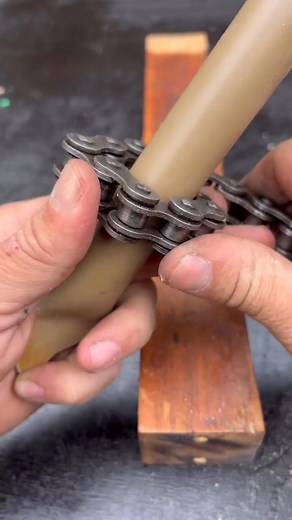 Roll the Chain in PVC! Amazing Result #pvc #tools #diy | Eletrica Raiz