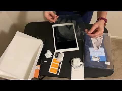 Unboxing & Installation of Supershieldz Tempered glass screen protector for New iPad