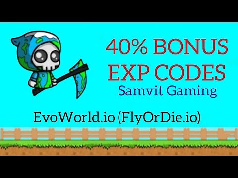 All Valid Bonus EXP Codes in EvoWorld.io (FlyOrDie.io)