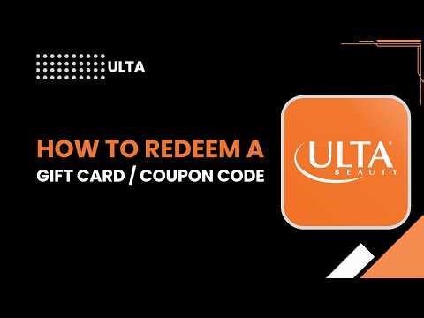 How to Redeem a Gift Card or Coupon Code on Ulta Beauty | Step-by-Step Guide
