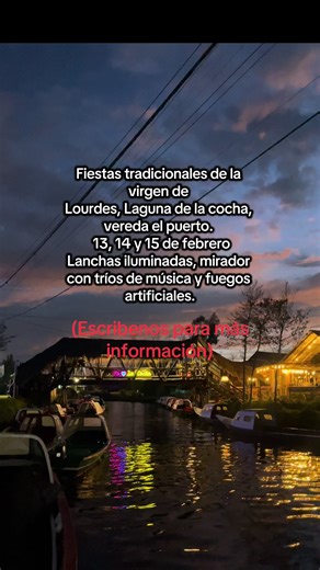 Fiestas Tradicionales de la Virgen de Lourdes en Laguna de la Cocha