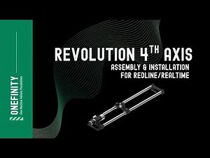 Onefinity CNC Revolution 4th Axis Installation and Setup for Redline Control Systems