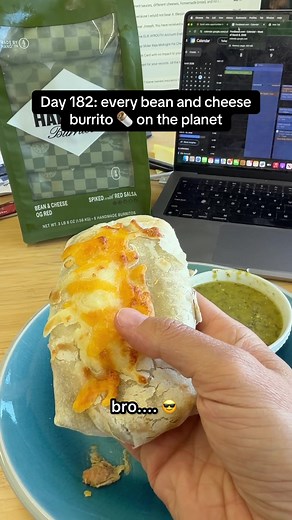 Bad Hambres Bean & Cheese Burrito Review