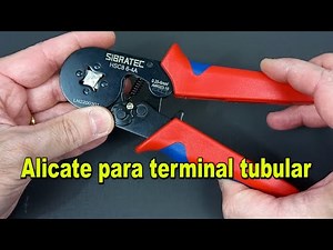 Alicate para terminal tubular - TOP DEMAIS