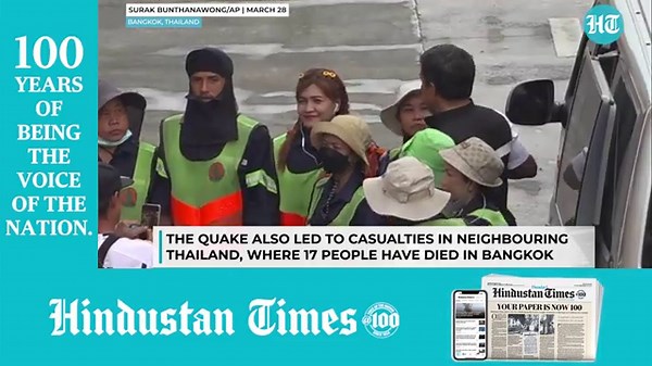 Myanmar Earthquake Unleashes 334 Atomic Bombs' Force | Crane Collapses | Window Cleaner Dangles