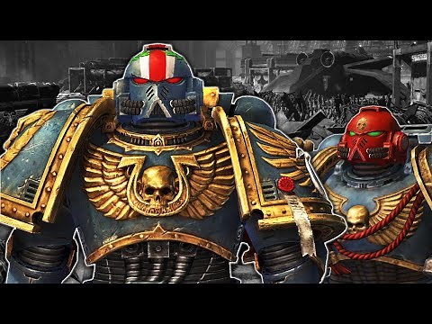 Lieutenant Titus in a Mk4 'Maximus' Helmet ▶ Warhammer 40,000 - Space Marine (Singleplayer + NO HUD)