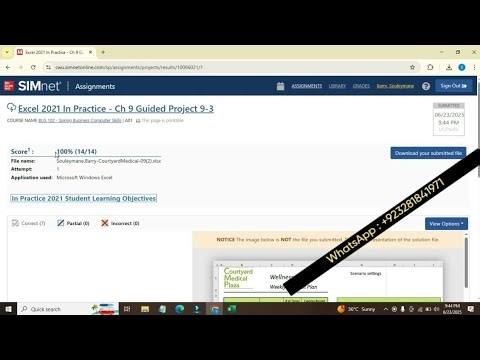 Excel 2021 In Practice - Ch 9 Guided Project 9-3 | Excel 2024 & 365 Chapter 9-3 8-1 7-3 6-3 5-3 4-3