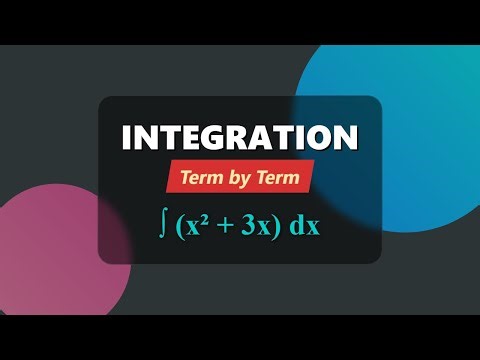 Integration of Polynomials: Term by Term | Calculus for Beginners