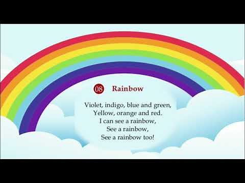 Rainbow | English Rhymes for Junior Kindergarten (4-5 Years old) | Podar Prep Preschool