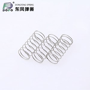 [Hot Item] Chrome Plated Carbon Steel Double Cone Spring