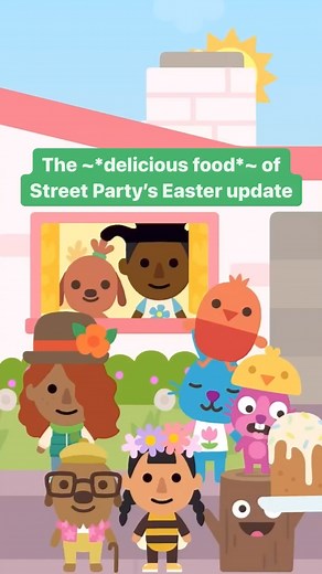 Sago Mini World’s latest update is absolutely packed with Easter sweets, chocolate treats, and springtime goodies, including some extra-special, ultra-rare yummies! All so deliciously sweet and scrumptious - it’s enough to make a dentist sweat nervously. Enjoy it all, right now, in Sago Mini World’s Street Party! #sagomini #sagominifriends #sagominiworld #sagominiworldgames #eastereggs #easterbasket | Sago Mini