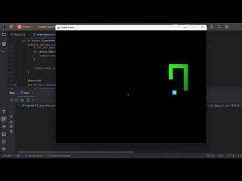 Java Snake Game Project Demo