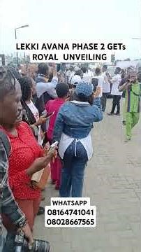 LEKKI AVANA PHASE 2| Opens With Royal Blessing From KINGs And BAALE'S OF IBEJU Town