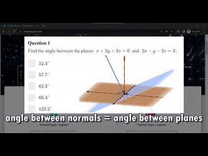 Angle Between Two Planes