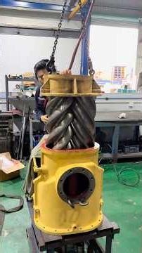 Rotary Screw Air Compressor Assembly!