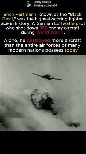 This WWII Pilot's Record Still Stands Unbroken #history #ww2 #fighter #luftwaffe #plane #worldwar2