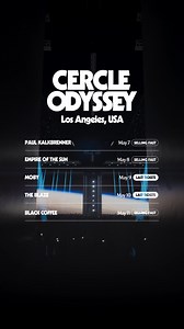 Step into a 360° immersive concert experience in L.A this May! 🎶 Black Coffee, The Blaze, Paul Kalkbrenner and more! | Cercle