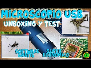 Microscopio Digital USB unboxing y prueba ¿vale la pena? software en .rar gratis