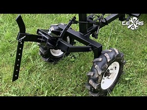 TRACTOR from a tiller or how to make an adapter yourself!