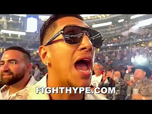 FERNANDO VARGAS JR. IMMEDIATE REACTION TO CANELO STOPPING SAUNDERS; PREDICTS CALEB PLANT'S CHANCES