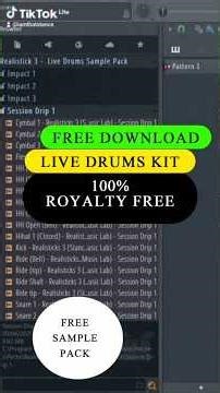 Free sample pack - Real live drums kit