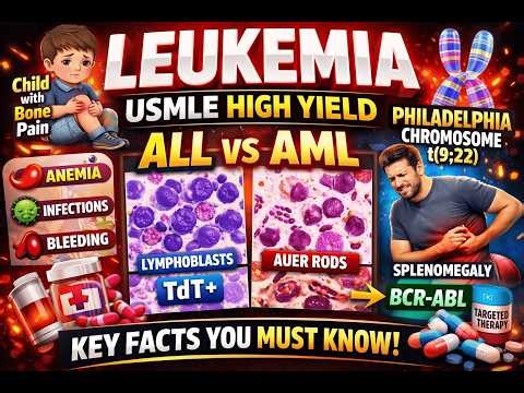 Leukemia in 20 Minutes: The Only USMLE Guide You’ll Ever Need (ALL, AML, CLL, CML)