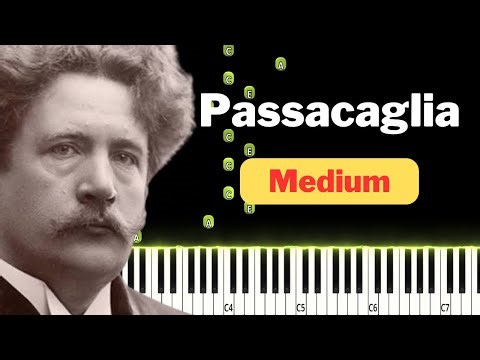MEDIUM Piano Tutorial | Handel/Halvorsen - Passacaglia