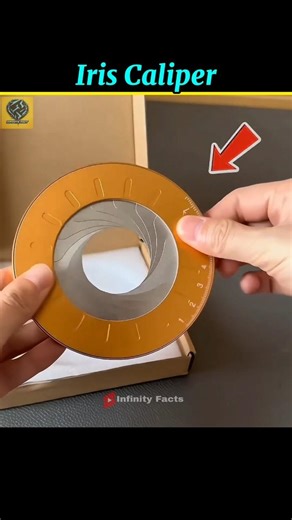 How does an Iris Caliper measure objects so accurately?... 😱#shorts
