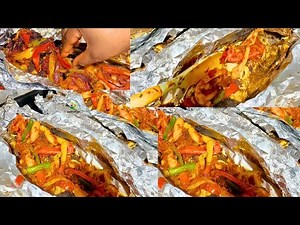How To Make Delicious grilled Croaker Fish| Easy Step To Grill A Fish