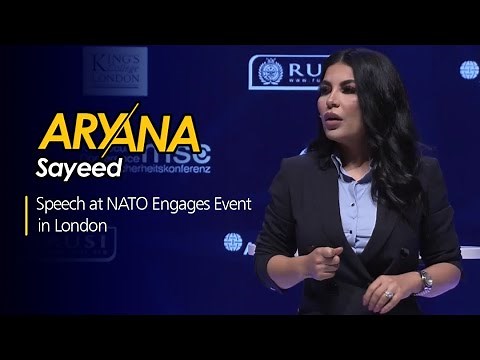 ARYANA SAYEED - Full Speech at NATO Engages Event in London Dec 3, 2019
