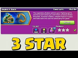 How to Complete Snake It Back Challenge in Clash of Clans