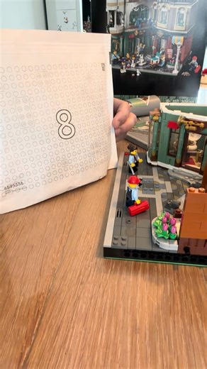 Building LEGO Shopping Street (11371) 🧱 | Bag 8 | Speed Build | #shorts