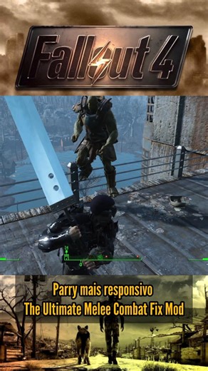 Showing off the improvements #bethesdagames #fallout4 #rpg #shootergames #meleecombat #mods