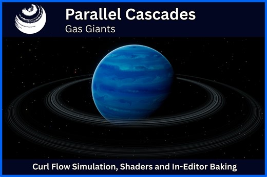 Gas Giants: Curl Flow Simulation, Shaders and In-Editor Baking | VFX Shaders | Unity Asset Store