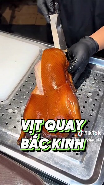 Xiên mực chiên xù - Vịt quay bắc kinh #review #food #trending