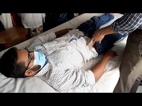 Taxis in hernia examination