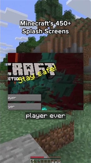 Minecraft’s 450+ Splash Screens