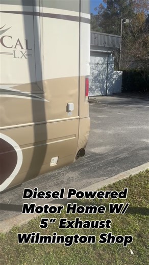 We put Exhaust on anything.. #henrysmufflershop #customexhaust #mufflershop #wilmington #wilson #raleigh #nc #coldstart #dieselpower #motorhome | Henry's Muffler Shops
