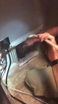 SERVPRO dryer vent cleaning demonstration