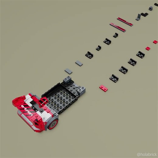 Audi S1 e-tron quattro fast build #lego #legocars レゴ