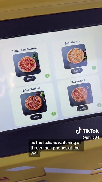 British Pizza Guy Tries Pizza Robot | Funny Food TikTok