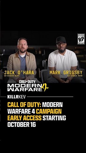 CALL OF DUTY: MW4 CAMPAIGN EARLY ACCESS DATE REVEALED