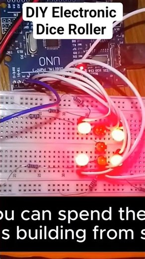 Arduino Electronic Dice Roller | #arduino #arduinoproject #electricalengineering #experiment