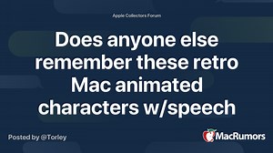 Does anyone else remember these retro Mac animated characters w/speech recognition?
