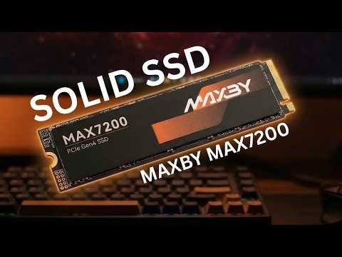 MAXBY MAX7200 PCIe 4.0 M.2 SSD - Made for SUSTAINED Performance