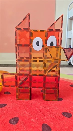 4K views · 16 reactions | If you have a watermelon rug, you NEED TO build a CONNETIX Bingo! And to make it even better, let poop!  Have you made one of the famous pooping Ball Runs yet? They are a guaranteed hit!! Happy Playing!  #CONNETIX #CONNETIXTiles learning.with.athena | Connetix Tiles | Facebook