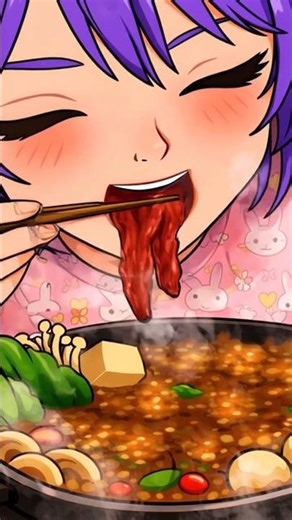 Extreme Cozy Night 🔥 Spicy Hotpot ASMR 🌶️ Boiling & Slurping Sounds! ASMR Mukbang#asmr #ghilbi