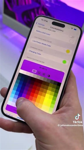 The Secret You Didn’t Know About Custom iPhone Battery Colors! 🤫🔥