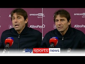 Antonio Conte gives astonishing press conference following defeat to Burnley